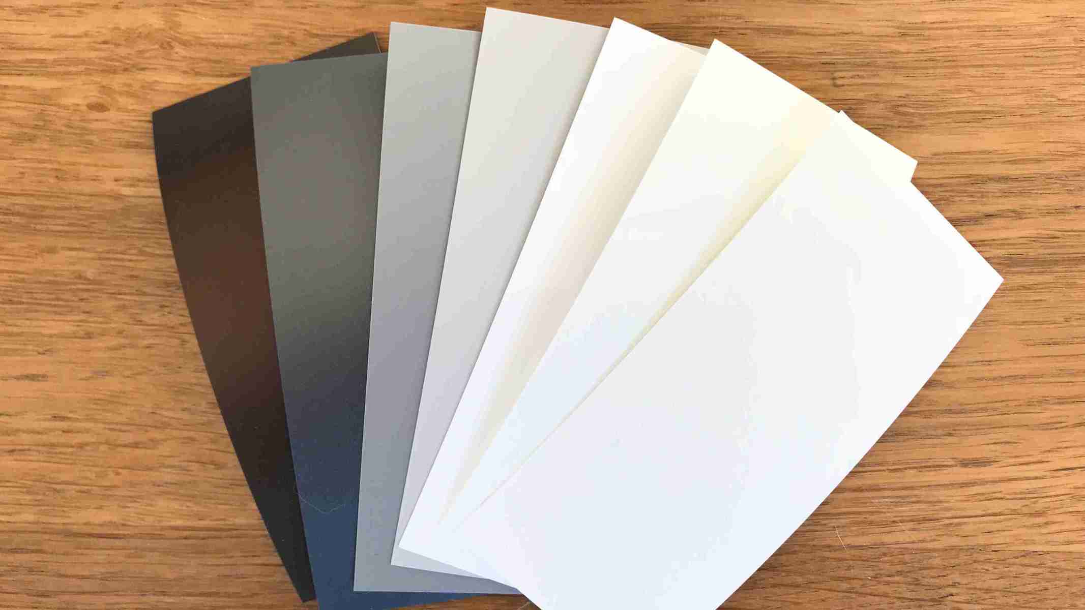 Some of our free colour samples
