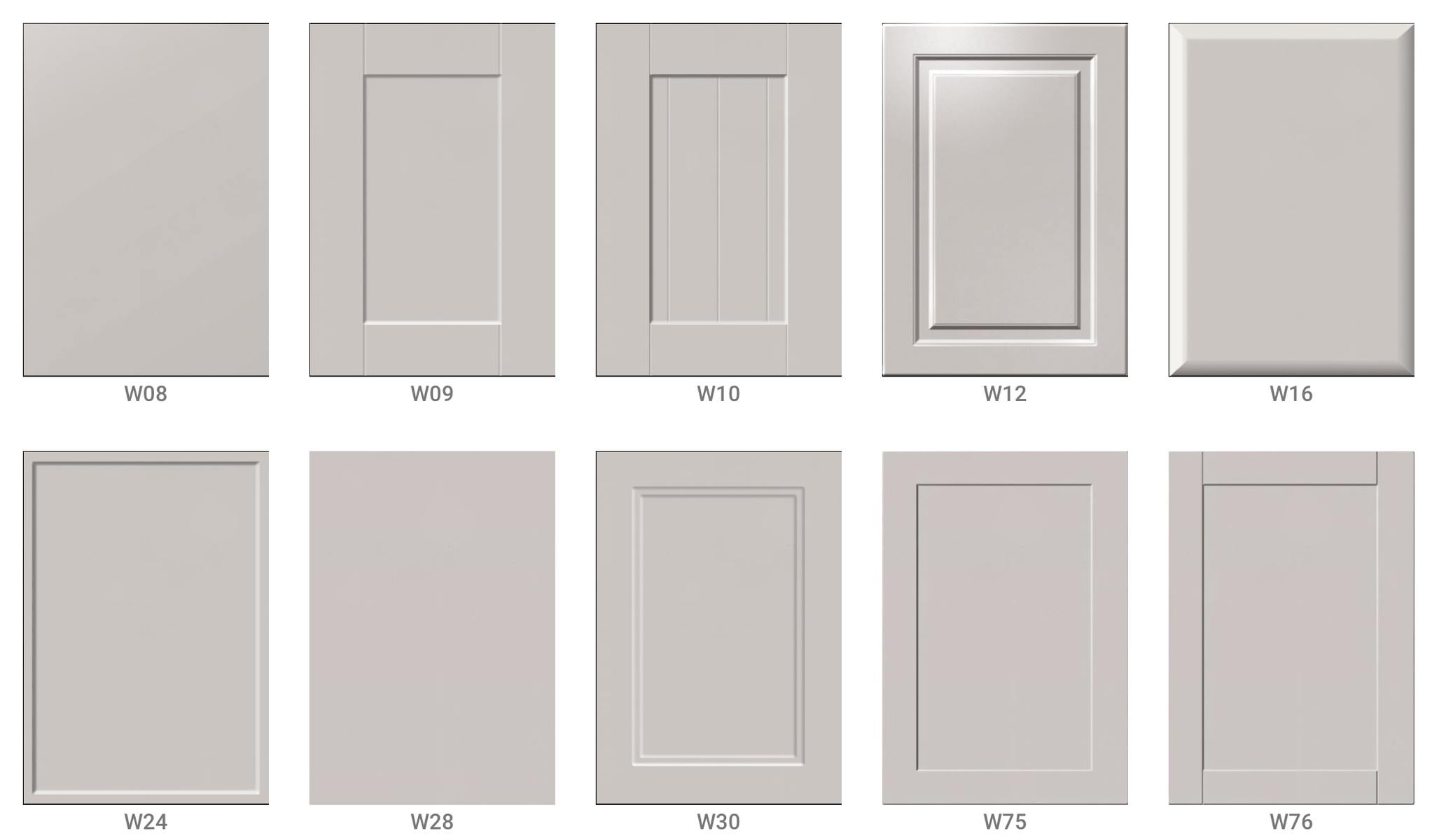 10 styles of kitchen doors for IKEA Faktum