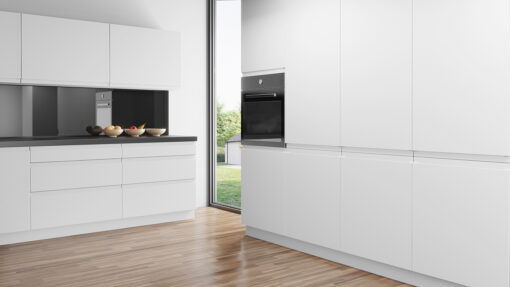 Handleless clean and modern doors for IKEA Faktum kitchens