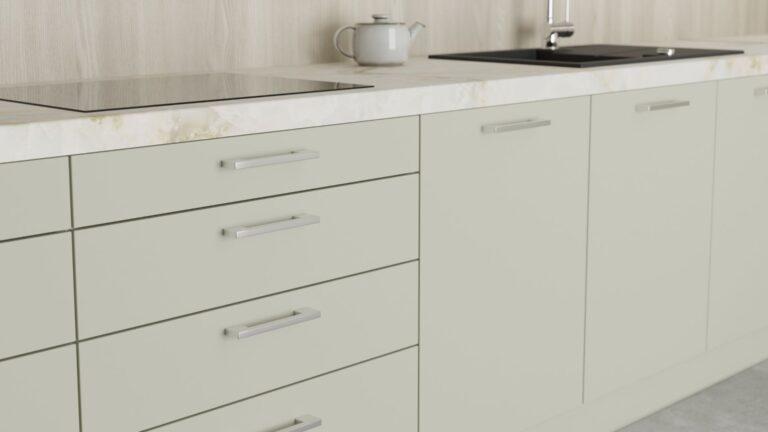 An upgraded IKEA Kitchen with new doors and fronts from Faktum Ltd UK